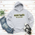 Get ready to embrace your inner wild with this Manitoba hoodie, featuring a bear paw for the ‘O’ and wheat for the ‘I’—because nothing says ‘wild and free’ like a province where bears and wheat fields both thrive.